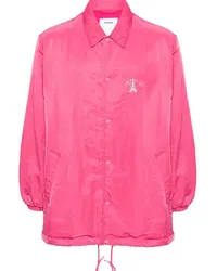 Doublet Jacke mit Logo-Stickerei Rosa