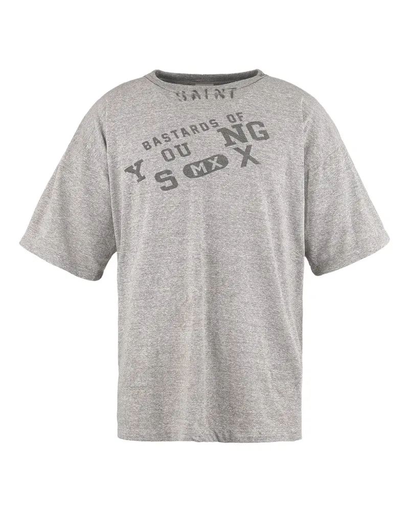 SAINT MXXXXXX x BerBerJin graphic-print T-shirt - Grau Grau
