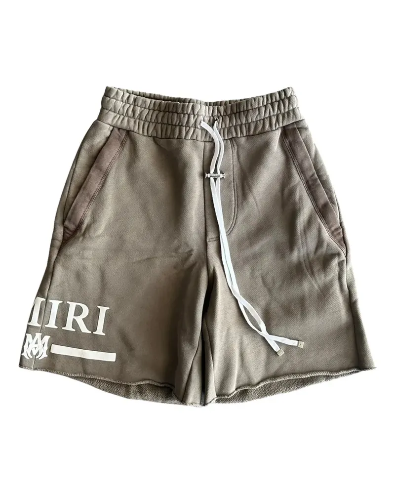 Amiri logo-print shorts - Braun Braun