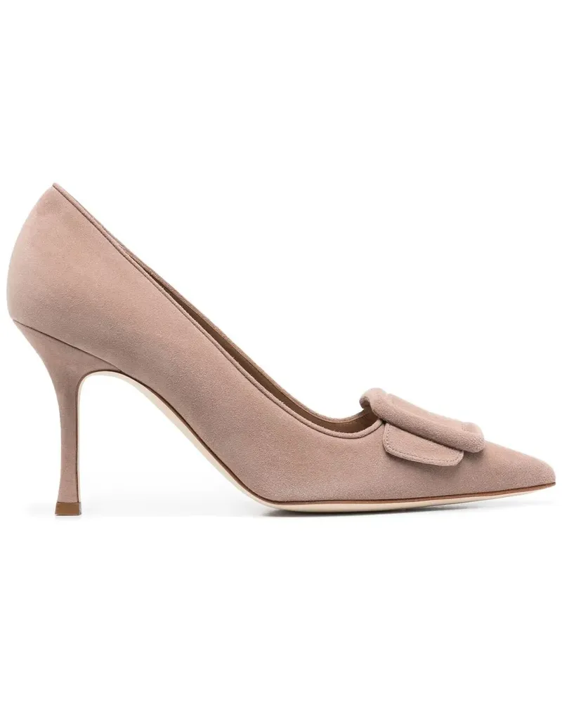 Manolo Blahnik Maysale Pumps - Nude Nude