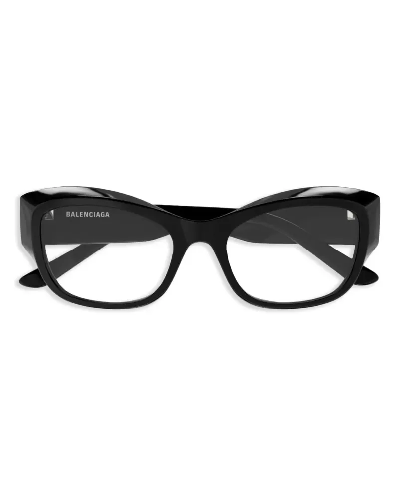 Balenciaga Brille mit Cat-Eye-Gestell - Schwarz Schwarz