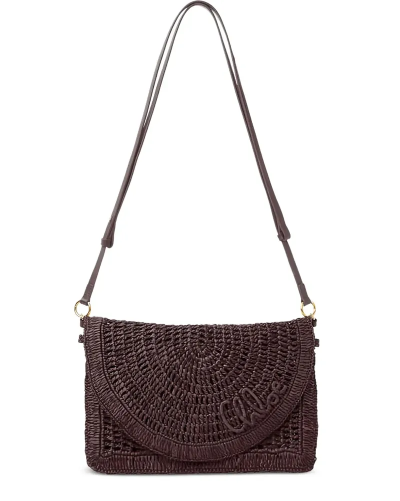 Chloé Summer Banana Schultertasche - Braun Braun