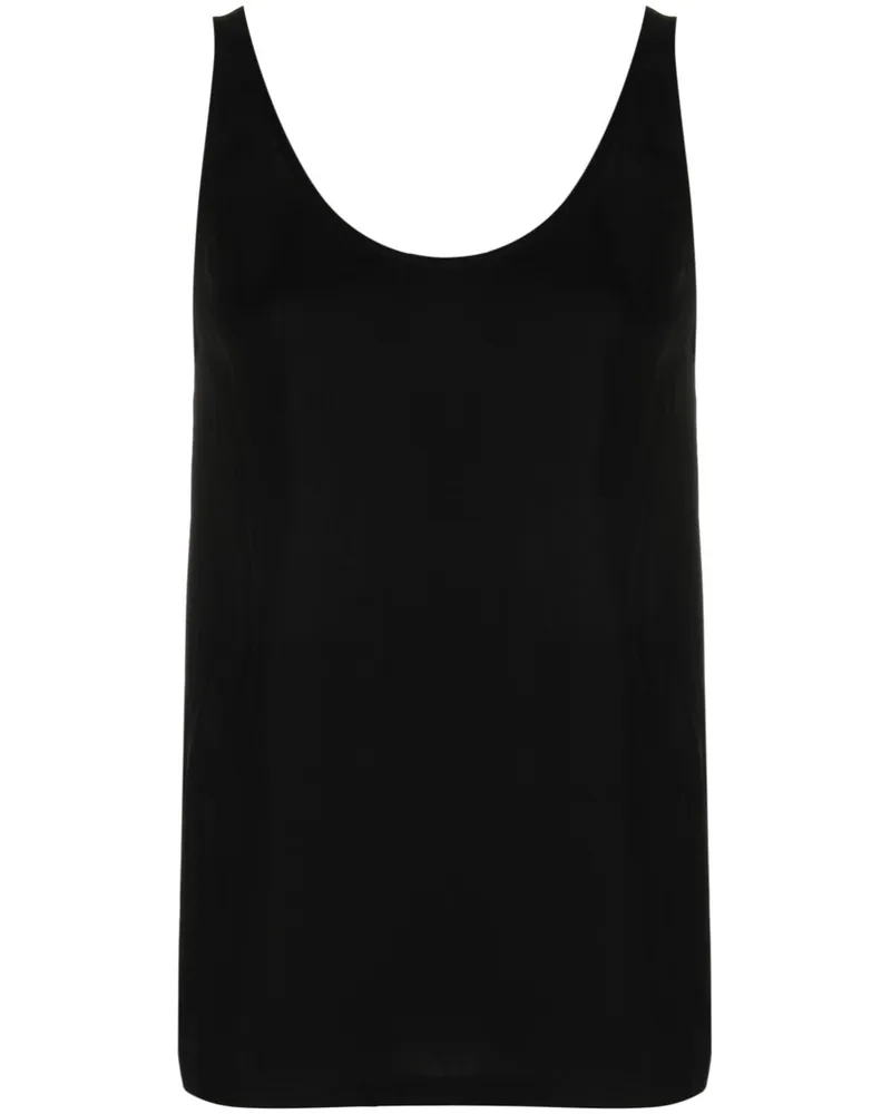 Fabiana Filippi Tanktop mit U-Ausschnitt - Schwarz Schwarz