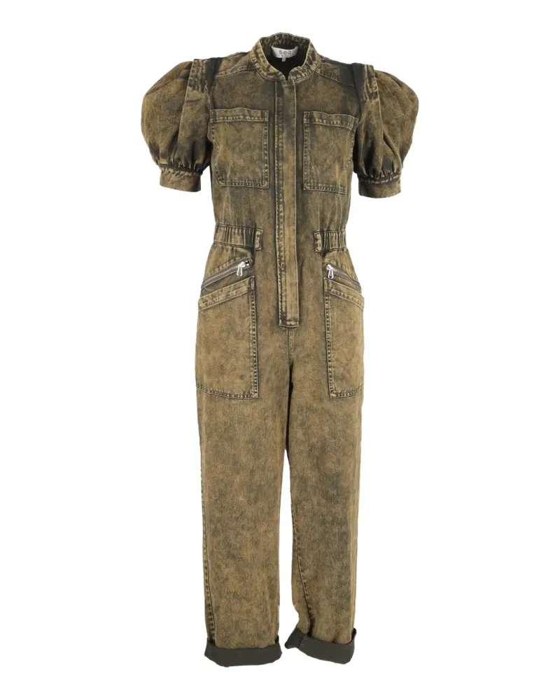 Sea puffed sleeve jumpsuit - Grün Grün