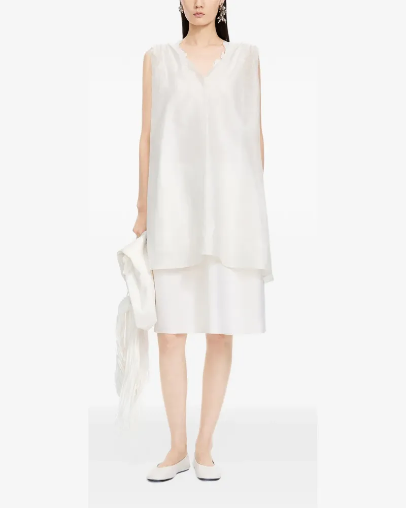 JNBY Organza-Kleid im Layering-Look - Weiß Weiß