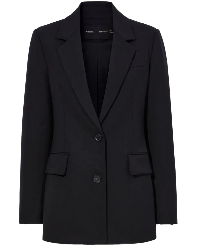 Proenza Schouler Einreihiger Blazer - Schwarz Schwarz