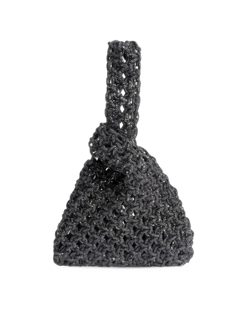 HIBOURAMA Niky woven bucket bag - Grau Grau