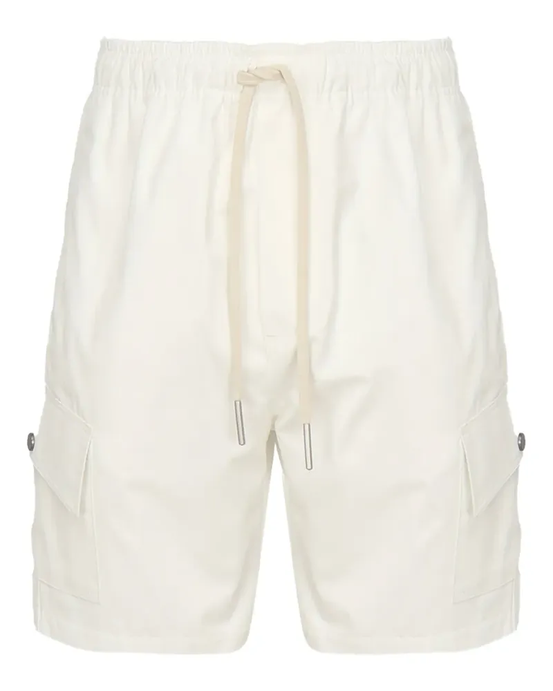 Giuliano Galiano Cargo-Shorts mit Kordelzug - Weiß Weiß