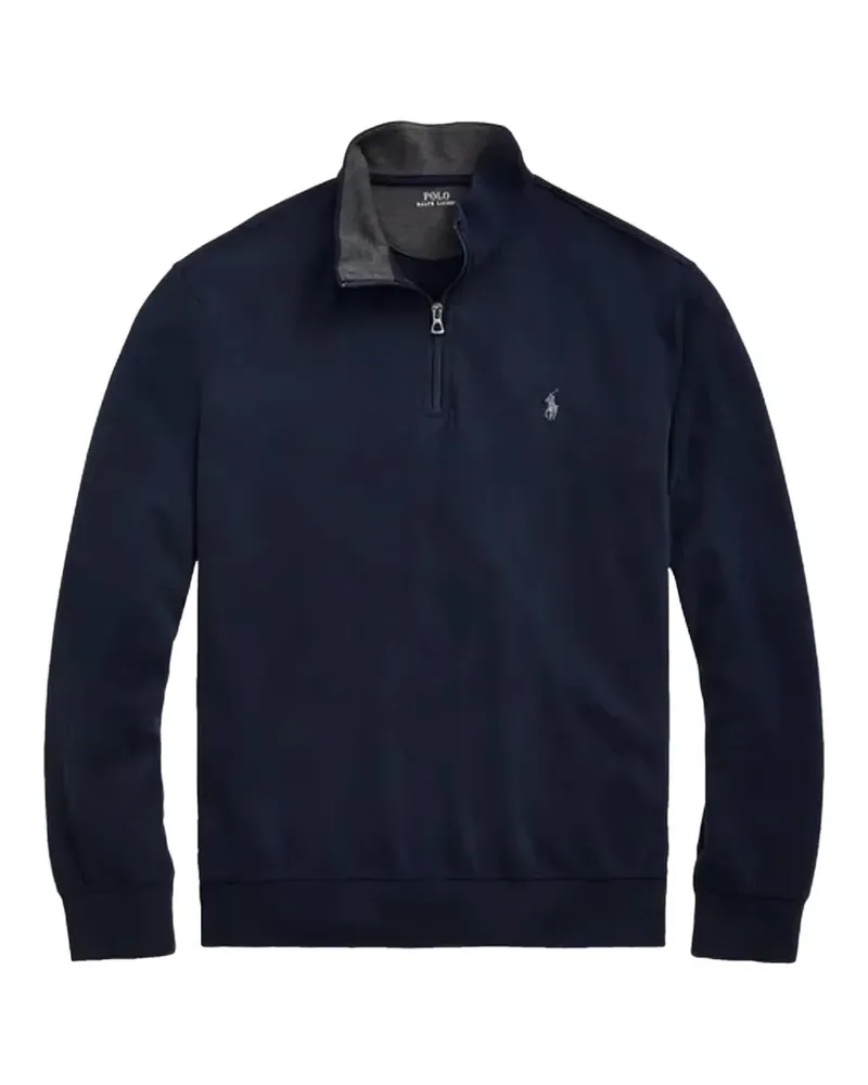 Ralph Lauren Poloshirt mit Reißverschluss - Blau Blau
