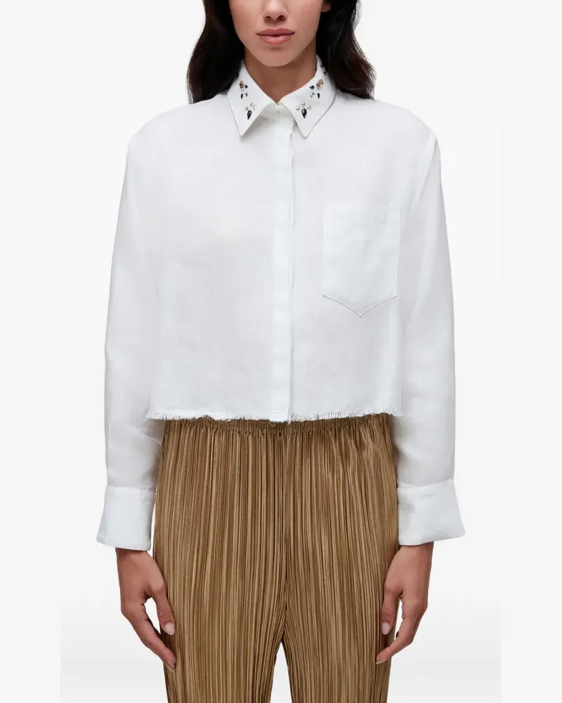 Osklen Hemd mit verziertem Kragen - Weiß Weiß