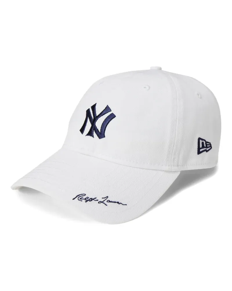 Ralph Lauren x New Era embroidered baseball cap - Weiß Weiß