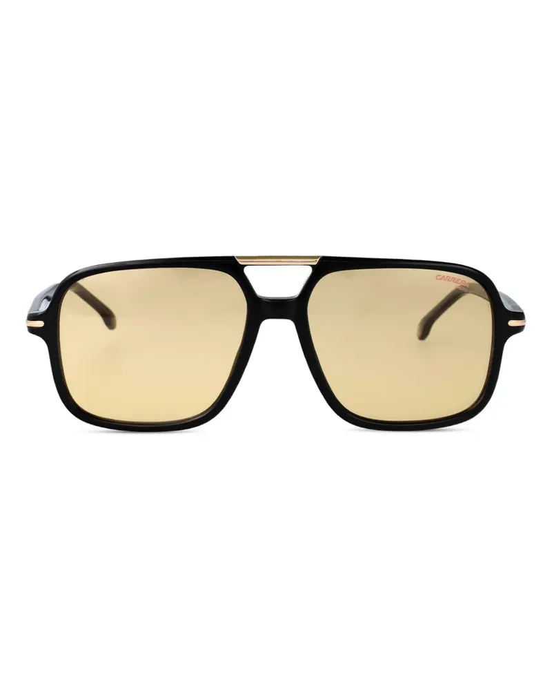 Carrera Sonnenbrille mit Oversized-Gestell - Schwarz Schwarz