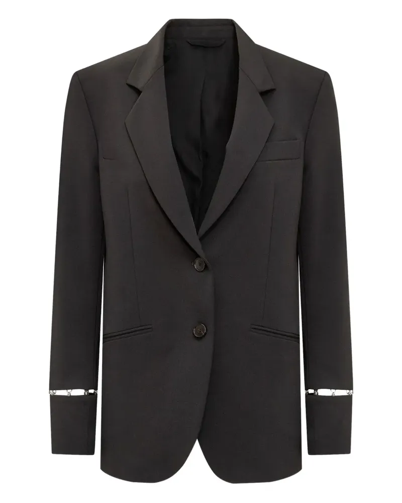 DEL CORE Sakko mit Cut-Outs - Schwarz Schwarz