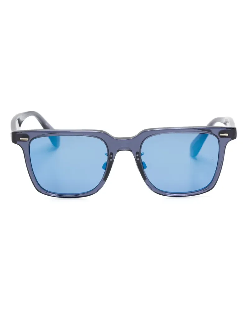 Oliver Peoples Sonnenbrille mit eckigem Gestell - Blau Blau
