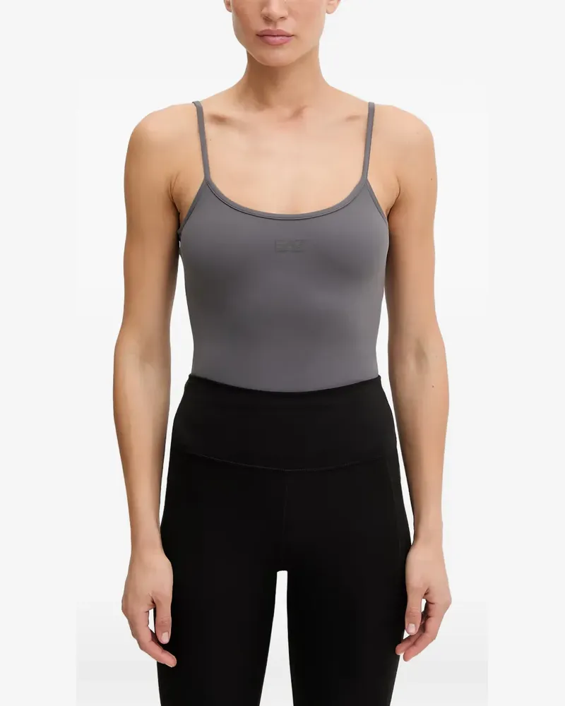 EA7 Fullness Vigor7 crossover-back tank top - Grau Grau