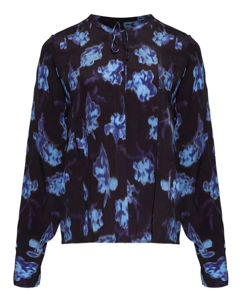 Rag & Bone floral-print blouse - Schwarz Schwarz