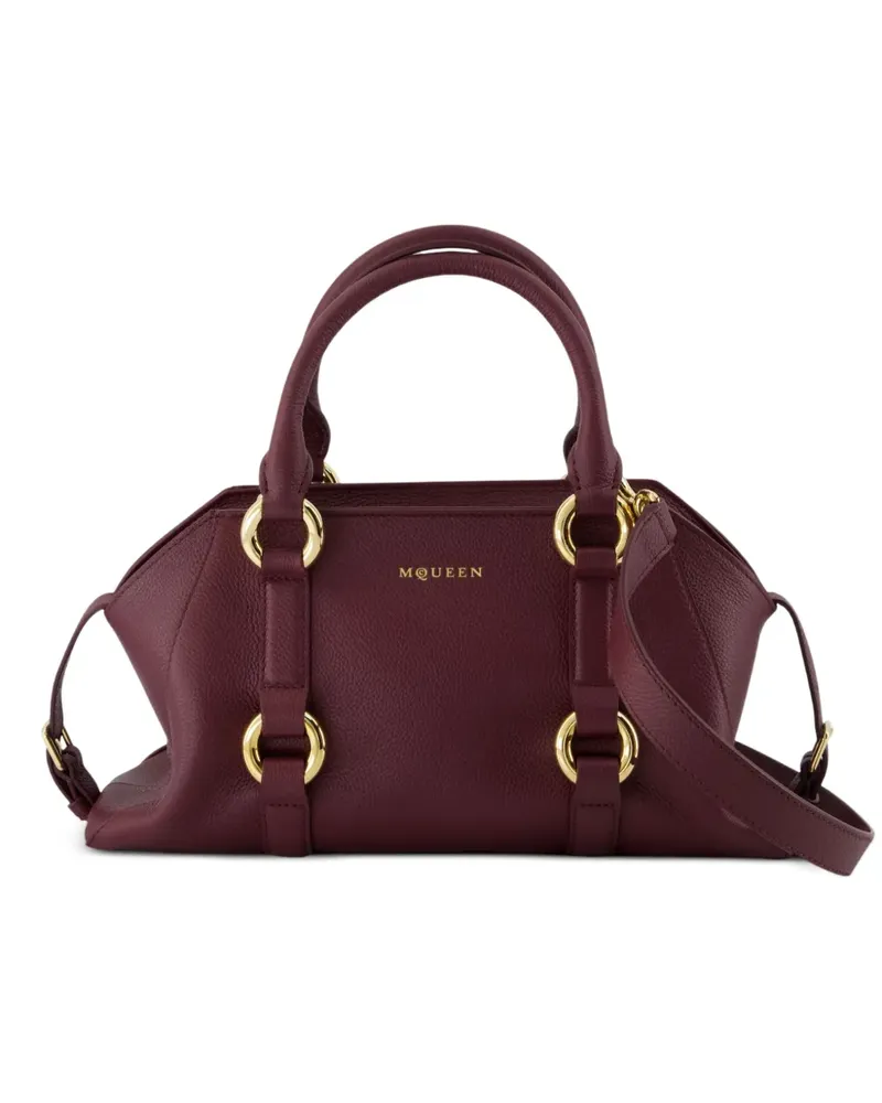 Alexander McQueen Kleine Farringdon Schultertasche - Rot Rot