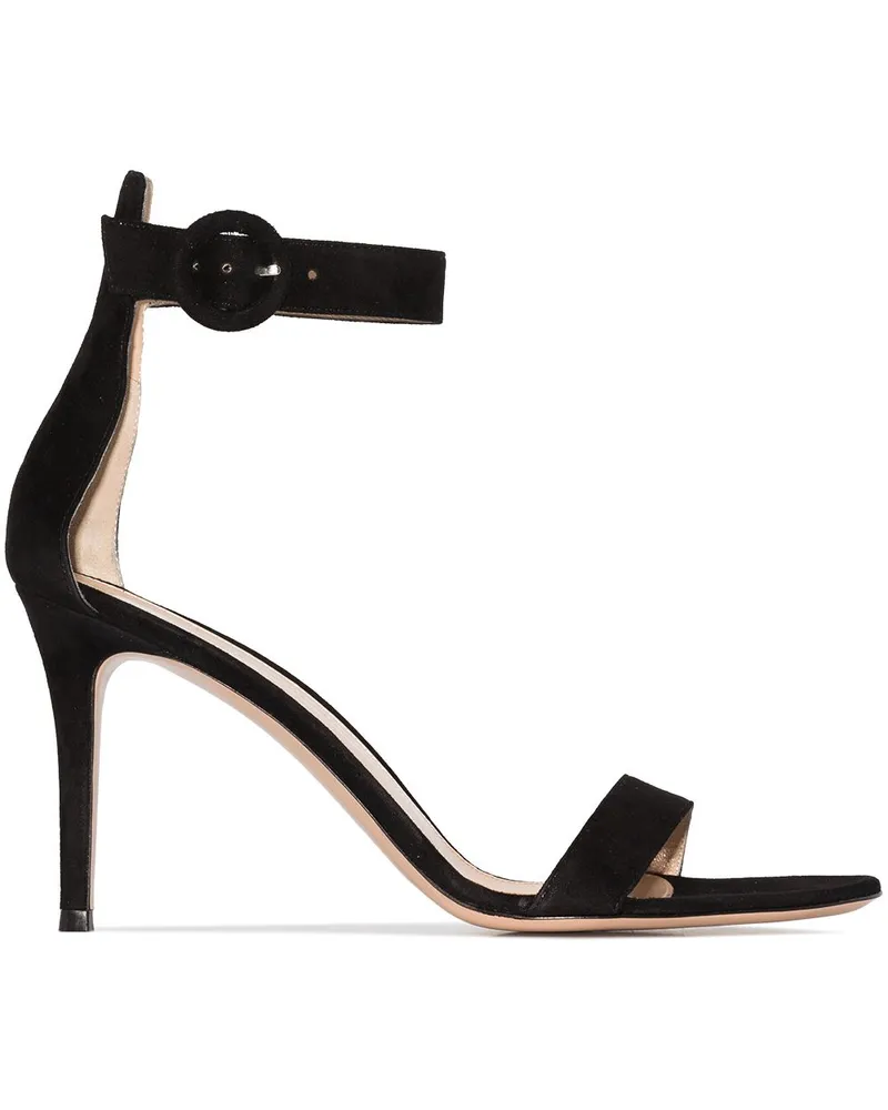 Gianvito Rossi Portofino' Sandalen, 85mm - Schwarz Schwarz