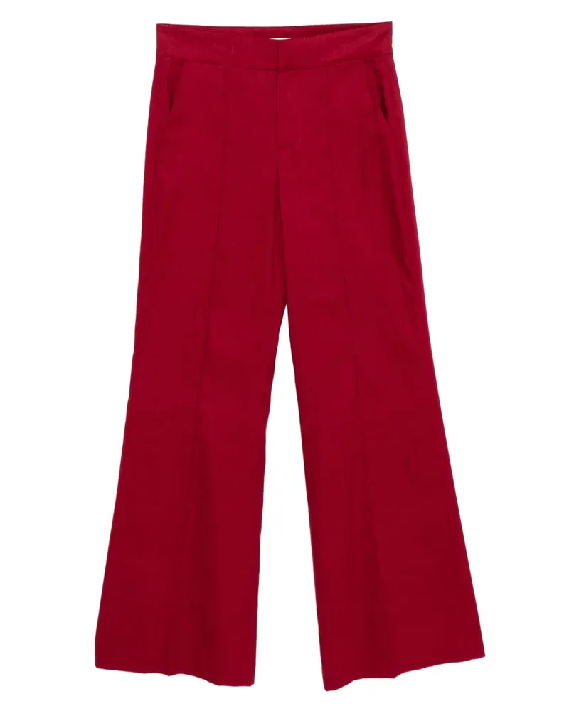 Alice + Olivia Hose mit weitem Bein - Rot Rot