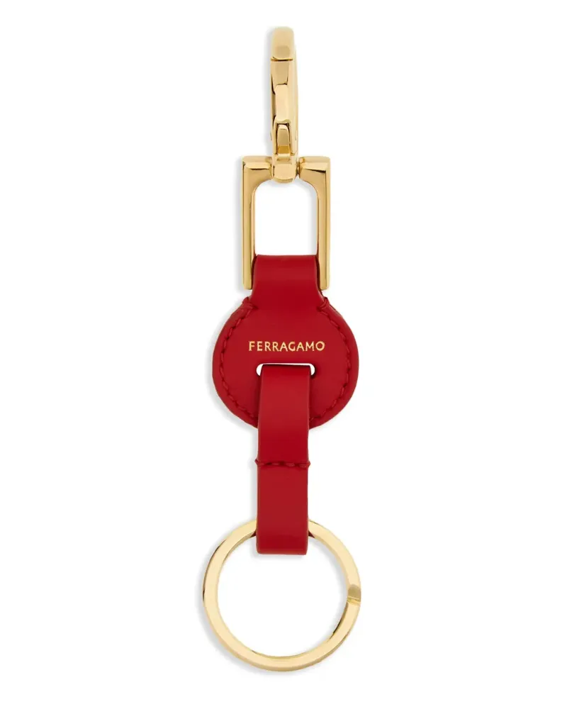 Ferragamo Schlüsseletui mit Gancini-Detail - Rot Rot