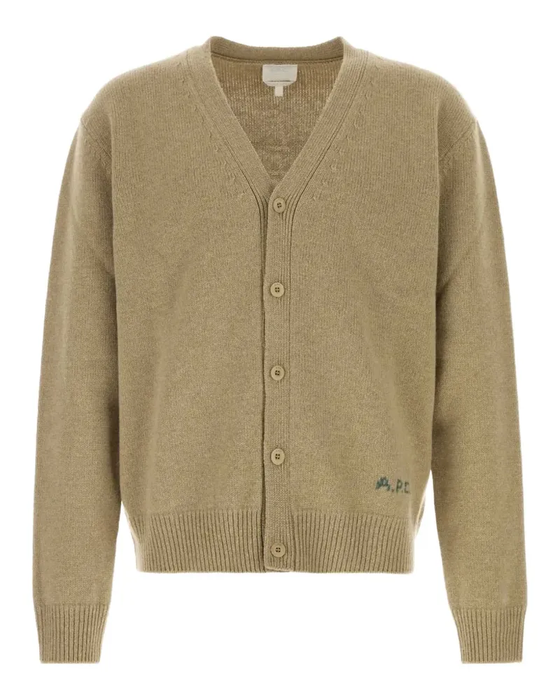 A.P.C. Kevin cardigan - Nude Nude