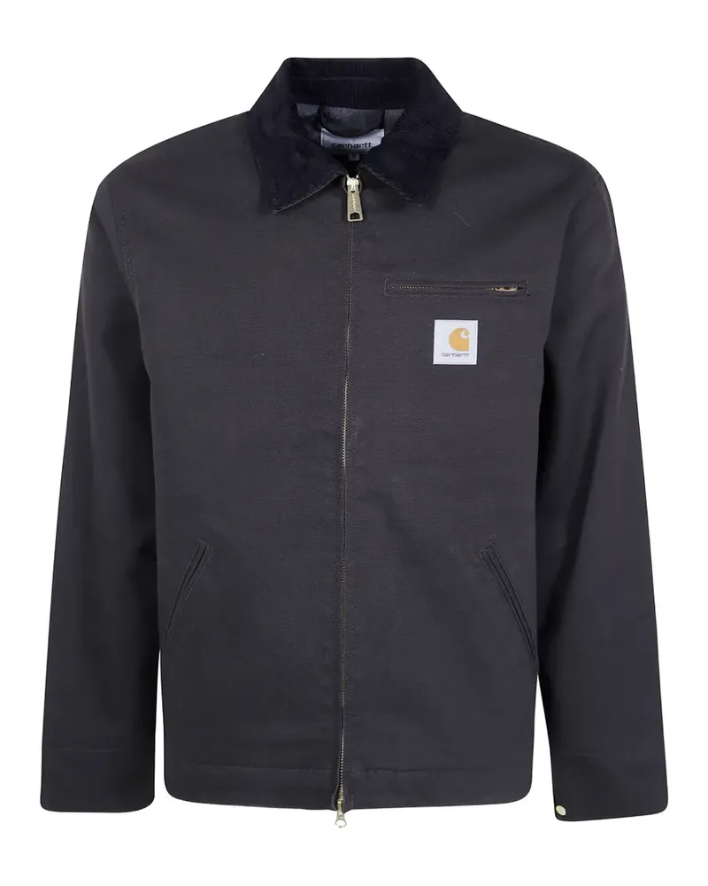 Carhartt WIP Detroit (Winter) Jacke mit Cordkragen - Schwarz Schwarz