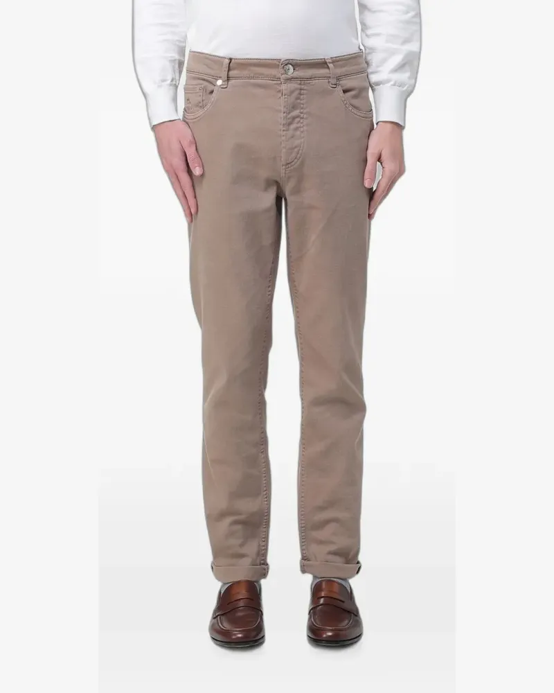 Brunello Cucinelli straight-leg jeans - Nude Nude