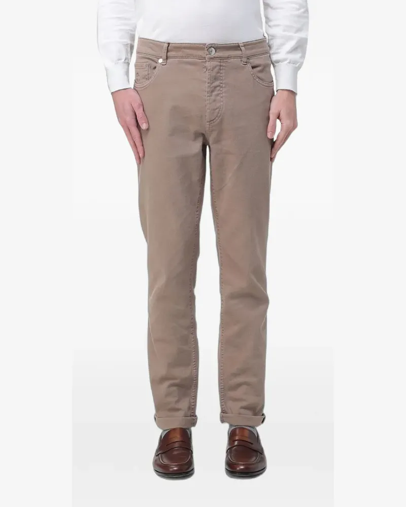 Brunello Cucinelli straight-leg jeans - Nude Nude