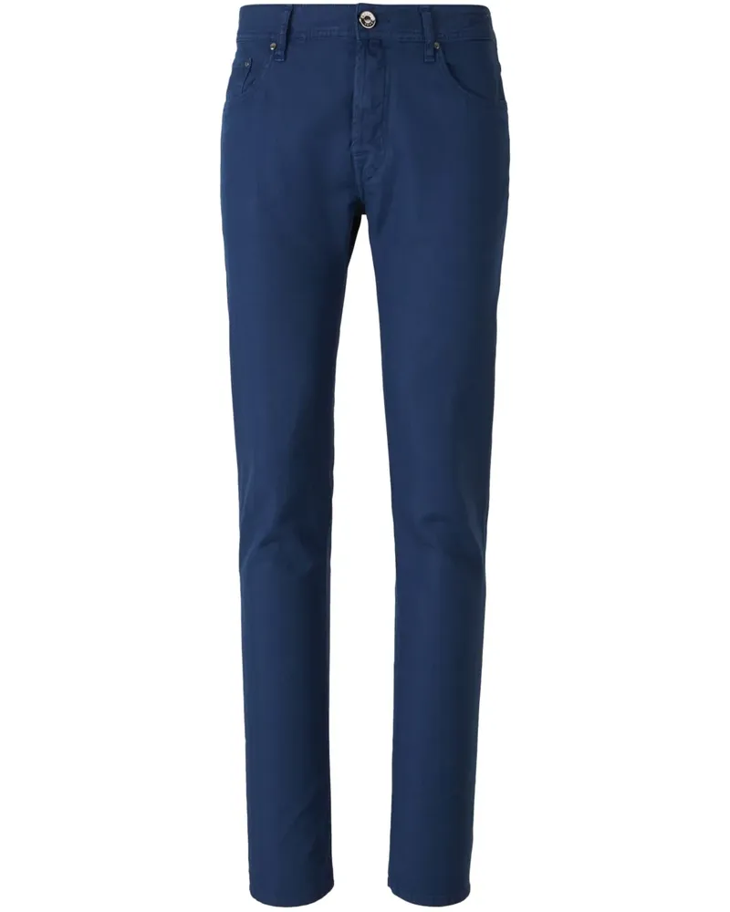 Jacob Cohën Hose mit schmalem Schnitt - Blau Blau