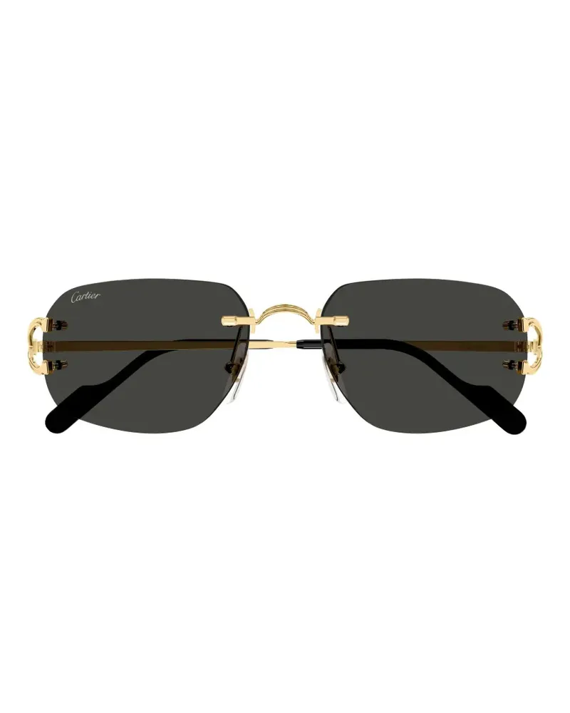 Cartier Rahmenlose Sonnenbrille - Gold Gold