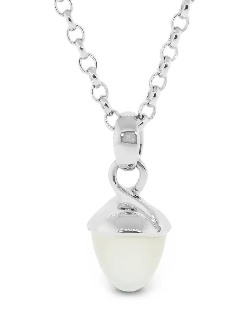 TAMARA COMOLLI Mikado Bouquet moonstone pendant - Silber Silber