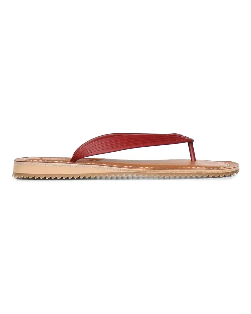 Miu Miu Pink ribbed sandals - Rot Rot