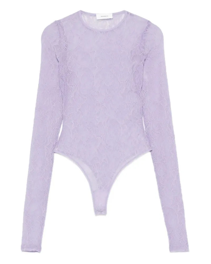 WARDROBE.NYC long-sleeve bodysuit - Violett Violett
