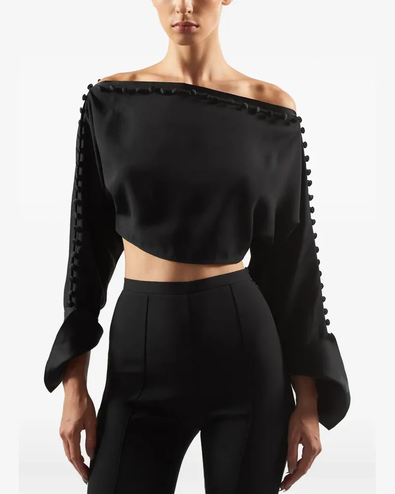 Taller Marmo Mila Bluse - Schwarz Schwarz
