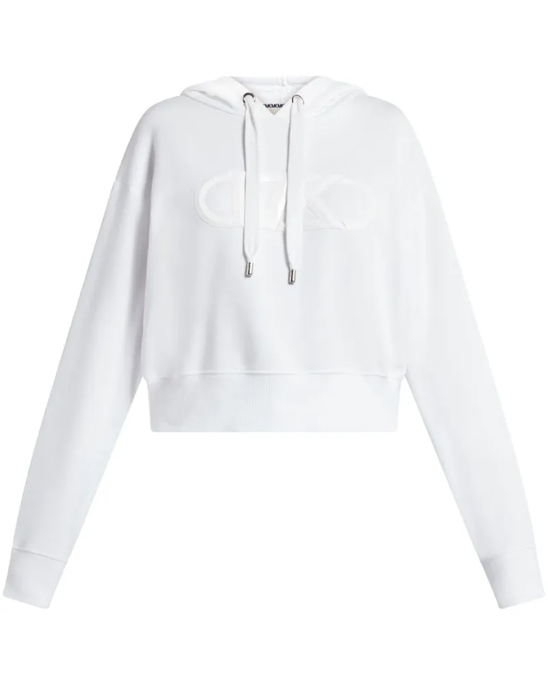 Michael Kors Empire Hoodie aus Bio-Baumwolle - Weiß Weiß