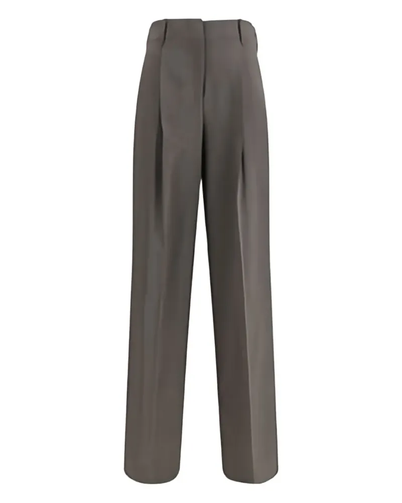 P.A.R.O.S.H. P.A.R.O H. Plissierte Hose - Grau Grau