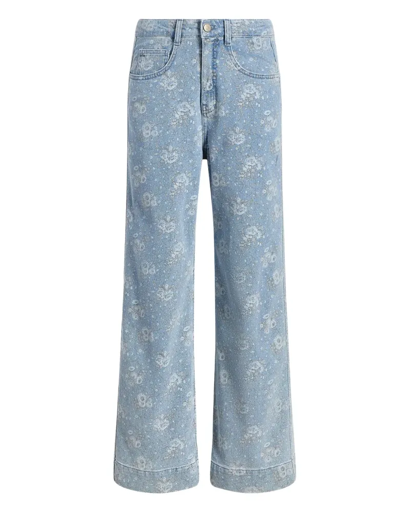 Cinq à Sept Betsy Jeans mit Blumen-Print - Blau Blau