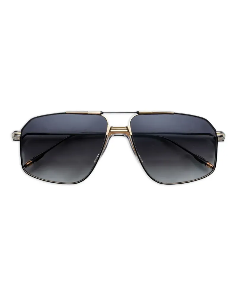 Jacques Marie Mage square tinted sunglasses - Schwarz Schwarz