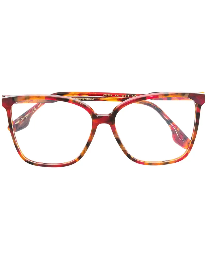 Victoria Beckham VB2111' Brille mit eckigem Gestell - Rot Rot