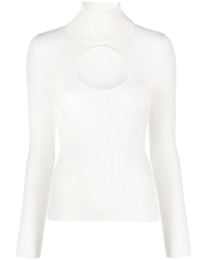 Courrèges Pullover mit Rollkragen - Weiß Weiß