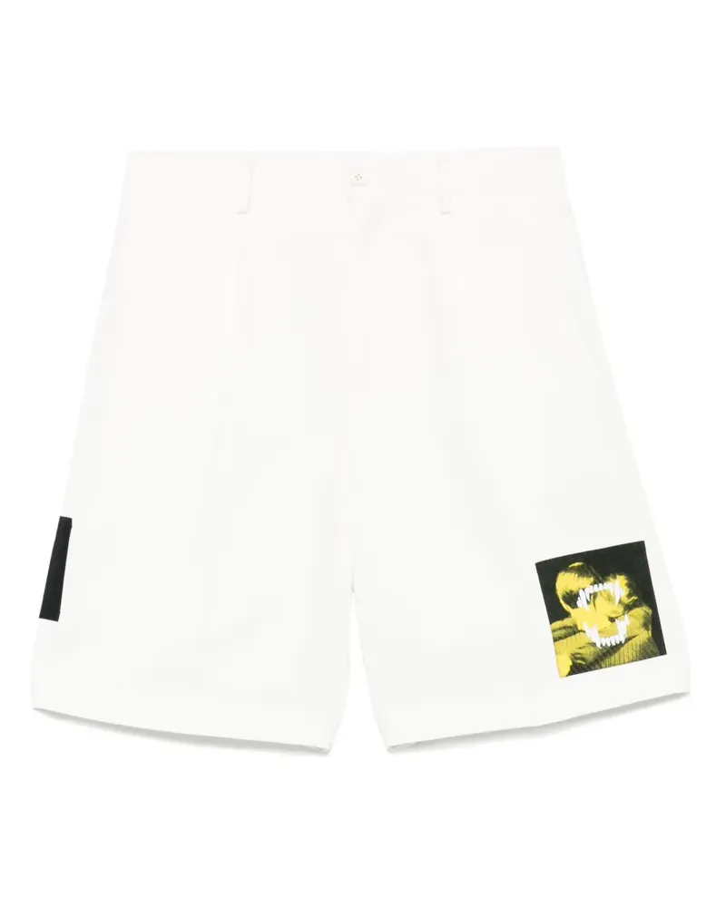 Undercover Shorts mit Patch-Detail - Weiß Weiß
