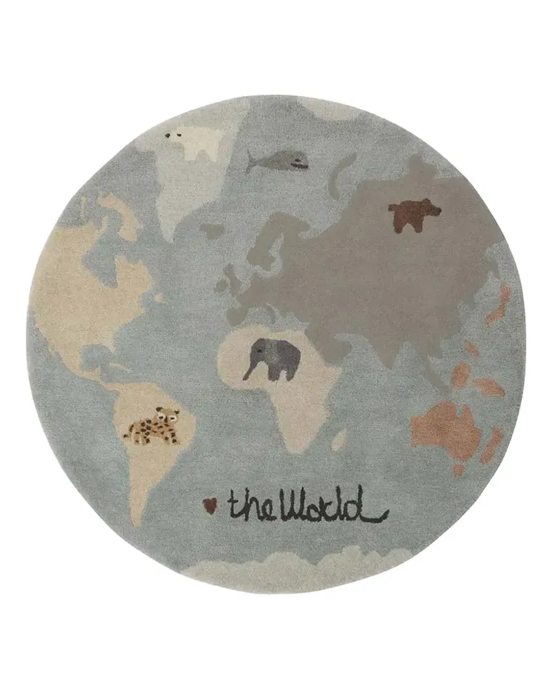 oyoy The World Teppich (120cm) - Rosa Rosa
