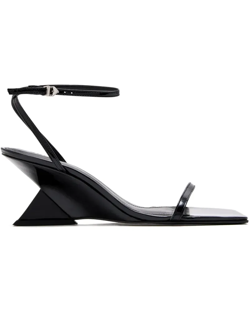 Schutz Joanna Sandalen mit geometrischem Absatz 75mm - Schwarz Schwarz