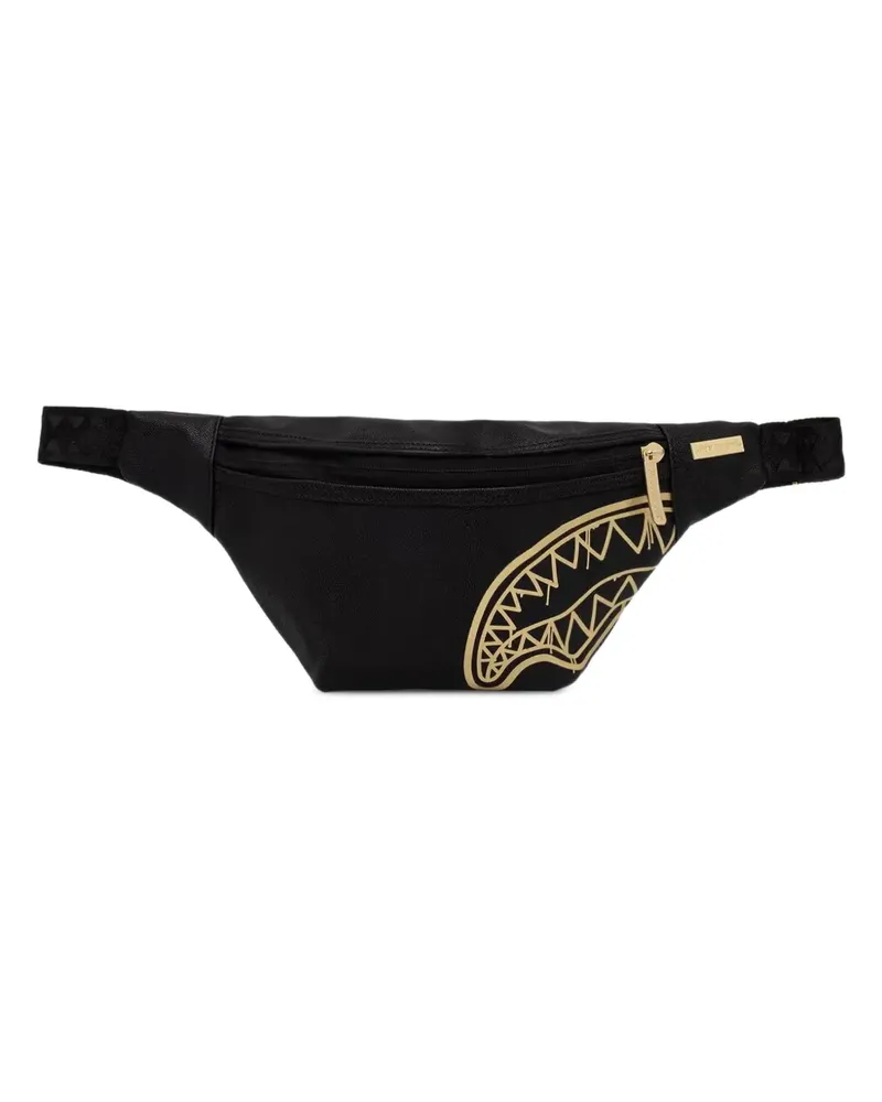 Sprayground Gold Fang Savvy belt bag - Schwarz Schwarz