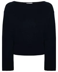 forte_forte Pullover mit weiten Ärmeln Blau