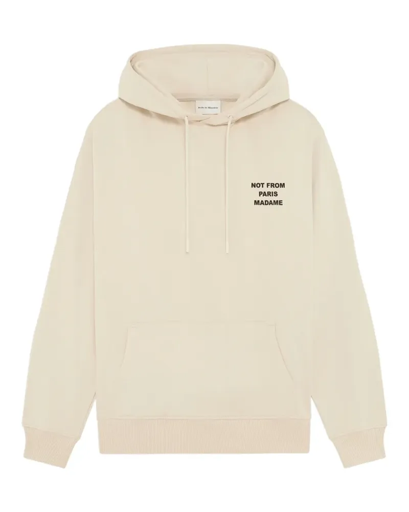 Drôle de Monsieur Not From Paris Madame hoodie - Nude Nude