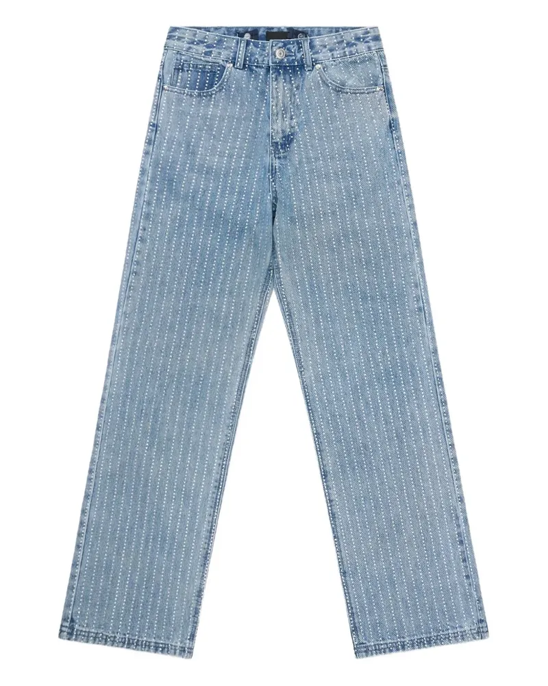 RTA Zoe Straight-Leg-Jeans - Blau Blau