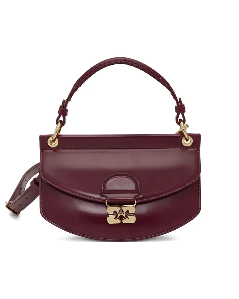 Ganni Mini Apo-G Tote Bag - Rot Rot