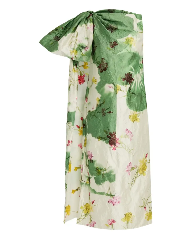 Erdem Kleid mit Schleifen - Grün Grün