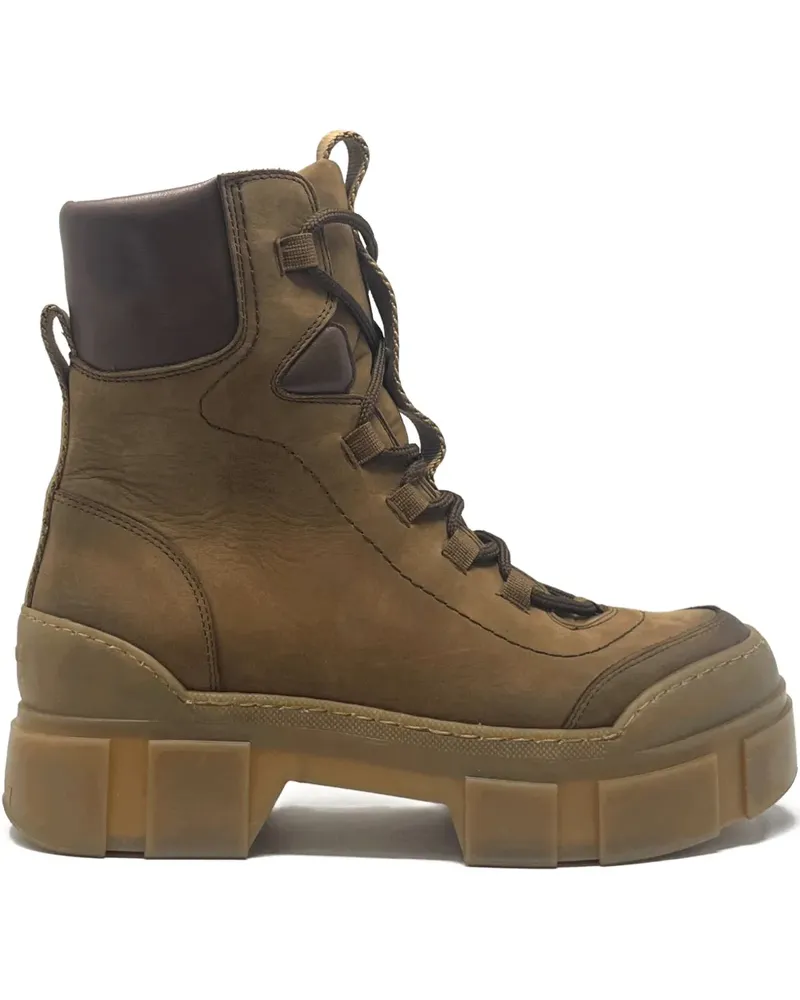 Vic Matié lace-up chunky boots - Braun Braun